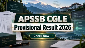 APSSB CGLE Provisional Result 2026 Out - Check Personal Assistant and Librarian Result PDF at apssb.nic.in