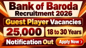 Bank of Baroda Guest Player Recruitment 2026 - Apply Online for 17 Posts