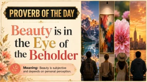 Beauty is in the Eye of the Beholder - Proverb of the Day