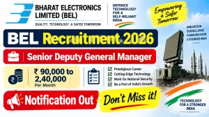 BEL Senior Deputy General Manager Recruitment 2026 - Apply Online