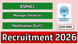 BSPHCL Manager Recruitment 2026 - Walkin BSPHCL Manager Recruitment 2026 - Walkin