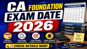 CA Foundation Exam Date 2026 Out - Check September Session Schedule @ icai.org CA Foundation Exam Date 2026 Out - Check September Session Schedule @ icai.org