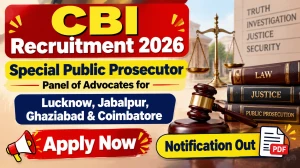 CBI Special Public Prosecutor Recruitment 2026 – Apply Online CBI Special Public Prosecutor Recruitment 2026 – Apply Online
