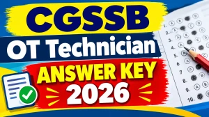 CGSSB OT Technician Model Answer Key 2026 - Check Objection Dates, Fee & Process at vyapamcg.cgstate.gov.in CGSSB OT Technician Model Answer Key 2026 - Check Objection Dates, Fee & Process at vyapamcg.cgstate.gov.in