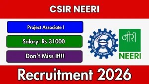 CSIR NEERI Project Associate Recruitment 2026 - Apply Online CSIR NEERI Project Associate Recruitment 2026 - Apply Online