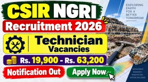 CSIR NGRI Technician Recruitment 2026 - Apply Online for 21 Posts