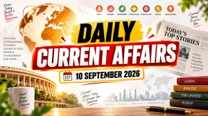 Daily Current Affairs – 10 September 2026