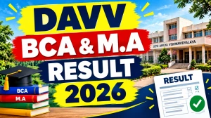 DAVV Result 2026 Out - Direct Link to Check M.A & BCA Result Online @ dauniv.ac.in