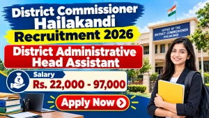 District Commissioner Hailakandi District Administrative Head Assistant Recruitment 2026 - Apply Offline District Commissioner Hailakandi District Administrative Head Assistant Recruitment 2026 - Apply Offline