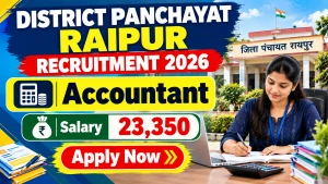 District Panchayat Raipur Accountant Recruitment 2026 - Apply Offline District Panchayat Raipur Accountant Recruitment 2026 - Apply Offline