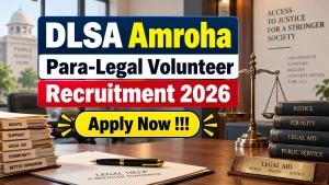 DLSA Amroha Para-Legal Volunteer Recruitment 2026 - Apply Offline DLSA Amroha Para-Legal Volunteer Recruitment 2026 - Apply Offline