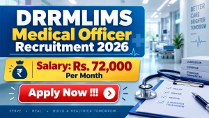 DRRMLIMS Medical Officer Recruitment 2026 - Apply Offline DRRMLIMS Medical Officer Recruitment 2026 - Apply Offline