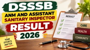 DSSSB ANM and Assistant Sanitary Inspector Result 2026 (Out) - Check Result PDF at dsssb.delhi.gov.in DSSSB ANM and Assistant Sanitary Inspector Result 2026 (Out) - Check Result PDF at dsssb.delhi.gov.in