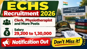 ECHS Delhi Recruitment 2026 - Apply Offline for 30 Clerk, Physiotherapist and More Posts ECHS Delhi Recruitment 2026 - Apply Offline for 30 Clerk, Physiotherapist and More Posts