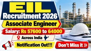 EIL Associate Engineer Recruitment 2026 Notification Out - Apply Online for 20 Posts
