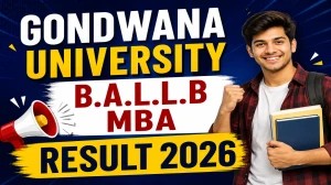 Gondwana University Revaluation Result 2026 Out - Check B.A.LL.B. & M.B.A Result Online at unigug.ac.in Gondwana University Revaluation Result 2026 Out - Check B.A.LL.B. & M.B.A Result Online at unigug.ac.in