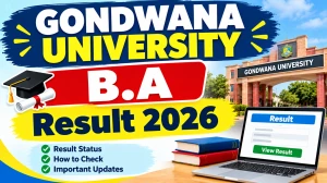 Gondwana University B.A Result 2026 Out - Direct Link to Check Result Online at unigug.ac.in Gondwana University B.A Result 2026 Out - Direct Link to Check Result Online at unigug.ac.in