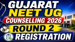 Gujarat NEET UG Counselling 2026 Round 2 Registration - Check & Apply Online at medadmgujarat.org Gujarat NEET UG Counselling 2026 Round 2 Registration - Check & Apply Online at medadmgujarat.org