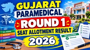 Gujarat Paramedical 2026 Round 1 Seat Allotment Result Out - Direct Link to Check at medadmgujarat.org Gujarat Paramedical 2026 Round 1 Seat Allotment Result Out - Direct Link to Check at medadmgujarat.org