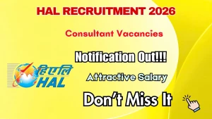 HAL Consultant Recruitment 2026 - Apply Offline