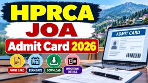 HPRCA JOA IT Admit Card 2026 - Download Junior Office Assistant Hall Ticket at hprca.hp.gov.in HPRCA JOA IT Admit Card 2026 - Download Junior Office Assistant Hall Ticket at hprca.hp.gov.in