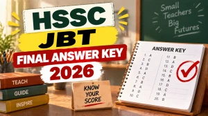 HSSC JBT Final Answer Key 2026 - Download PRT Mewat Cadre Answer Key PDF HSSC JBT Final Answer Key 2026 - Download PRT Mewat Cadre Answer Key PDF