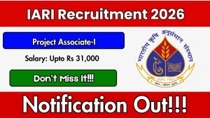 IARI Project Associate Recruitment 2026 - Apply Online IARI Project Associate Recruitment 2026 - Apply Online