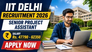 IIT Delhi Senior Project Assistant Recruitment 2026 - Apply Online IIT Delhi Senior Project Assistant Recruitment 2026 - Apply Online