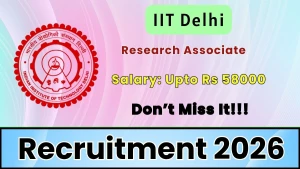 IIT Delhi Research Associate Recruitment 2026 - Apply Online IIT Delhi Research Associate Recruitment 2026 - Apply Online