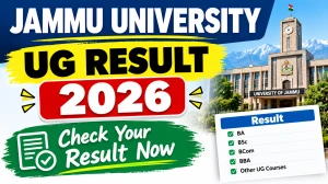 Jammu University UG Result 2026 Out - Direct Link to Check Results Online @ coeju.com Jammu University UG Result 2026 Out - Direct Link to Check Results Online @ coeju.com