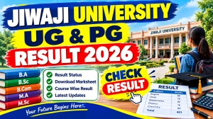 Jiwaji University Result 2026 Out - Direct Link to Check UG & PG Result Online @ jiwaji.edu Jiwaji University Result 2026 Out - Direct Link to Check UG & PG Result Online @ jiwaji.edu