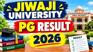 Jiwaji University PG Result 2026 Out - Check Results Online at jiwaji.edu