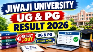 Jiwaji University Result 2026 Out - Check UG & PG Result Online @ jiwaji.edu Jiwaji University Result 2026 Out - Check UG & PG Result Online @ jiwaji.edu