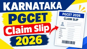 Karnataka PGCET 2026 Claim Slip Out - Download Slip Online at cetonline.karnataka.gov.in