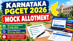 Karnataka PGCET 2026 Mock Allotment Out - Direct Link to Check Online at cetonline.karnataka.gov.in Karnataka PGCET 2026 Mock Allotment Out - Direct Link to Check Online at cetonline.karnataka.gov.in