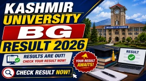 Kashmir University BG (NEP) Result 2026 Out - Direct Link to Check 5th Semester Result Online at egov.uok.edu.in