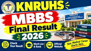 KNRUHS MBBS Part-II Backlog Result 2026 Out - Check Final Result Online @ knruhs.telangana.gov.in