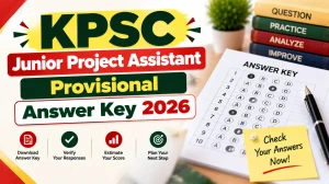 Kerala PSC Junior Project Assistant Answer Key 2026 Out - Download Response Sheet PDF at keralapsc.gov.in Kerala PSC Junior Project Assistant Answer Key 2026 Out - Download Response Sheet PDF at keralapsc.gov.in