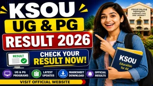 KSOU Result 2026 Out - Check BCA, B.Com & M.Sc Results Online at ksouportal.com