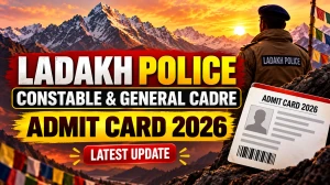 Ladakh Police Constable Admit Card 2026 Out - Download Hall Ticket at police.ladakh.gov.in Ladakh Police Constable Admit Card 2026 Out - Download Hall Ticket at police.ladakh.gov.in