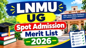 LNMU UG Spot Admission Merit List 2026 Out - Download PDF Online @ lnmu.ac.in LNMU UG Spot Admission Merit List 2026 Out - Download PDF Online @ lnmu.ac.in