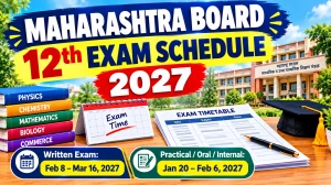 Maharashtra 12th HSC Board Exam Time Table 2027 - Check Exam Dates Online @ mahahsscboard.in Maharashtra 12th HSC Board Exam Time Table 2027 - Check Exam Dates Online @ mahahsscboard.in