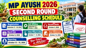 MP AYUSH Counselling 2026 - Check Round 2 Schedule Online @ ayush.mponline.gov.in MP AYUSH Counselling 2026 - Check Round 2 Schedule Online @ ayush.mponline.gov.in