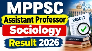 MPPSC Assistant Professor Result 2026 - Download Selection and Marks List PDF at mppsc.mp.gov.in MPPSC Assistant Professor Result 2026 - Download Selection and Marks List PDF at mppsc.mp.gov.in
