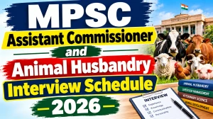 MPSC Interview Schedule 2026 - Check Assistant Commissioner & Animal Husbandry Interview Date at mpsc.gov.in MPSC Interview Schedule 2026 - Check Assistant Commissioner & Animal Husbandry Interview Date at mpsc.gov.in