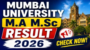 Mumbai University Result 2026 Out - Check M.A & M.Sc Result Online at mumresults.in Mumbai University Result 2026 Out - Check M.A & M.Sc Result Online at mumresults.in