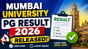 Mumbai University PG Result 2026 Out - Check Result Online at mumresults.in Mumbai University PG Result 2026 Out - Check Result Online at mumresults.in