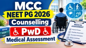 MCC NEET PG 2026 Counselling PwD Medical Assessment - Check Full Schedule Online @ mcc.nic.in