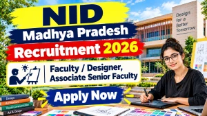 NID Madhya Pradesh Recruitment 2026 - Apply Offline for Faculty/ Designer, Associate Senior Faculty Posts