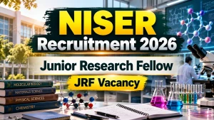NISER Junior Research Fellow Recruitment 2026 - Apply Online NISER Junior Research Fellow Recruitment 2026 - Apply Online